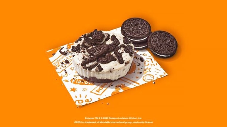 Popeyes’ Oreo Cheesecake Cup.