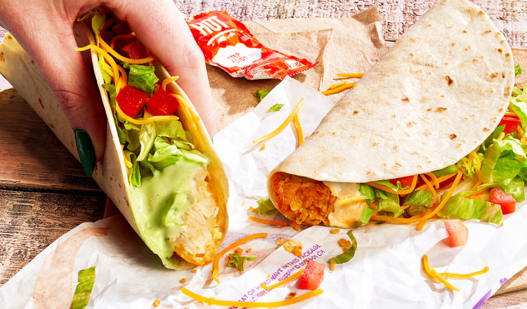  The Avocado Ranch Crispy Chicken Taco and the Creamy Chipotle Crispy Chicken Taco.