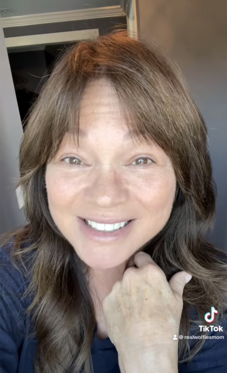 Valerie Bertinelli gives a look at her face without a filter.