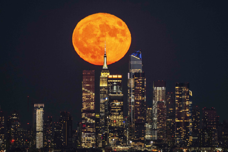 Supermoon puts on a dazzling display across the world