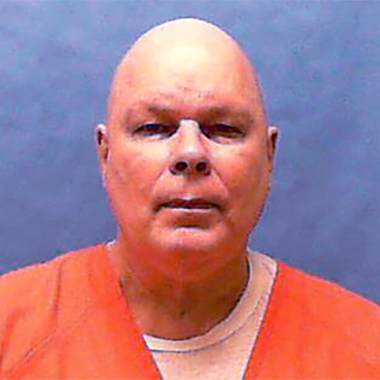 This image provided by the Florida Department of Corrections shows James Phillip Barnes. The Florida man is set to be executed Thursday, Aug. 3, 2023 after dropping all appeals in the 1988 slaying of a woman who was sexually assaulted and beaten to death with a hammer, her body set ablaze in her own bed. James Phillip Barnes is scheduled to die by lethal injection at 6 p.m. Thursday at Florida State Prison in Starke.