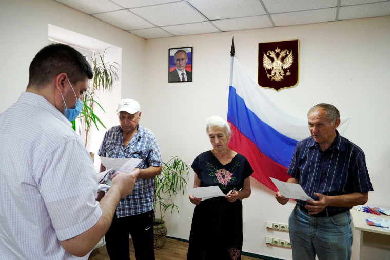 Ukrainians forced to become Russian citizens, U.S.-backed research finds.