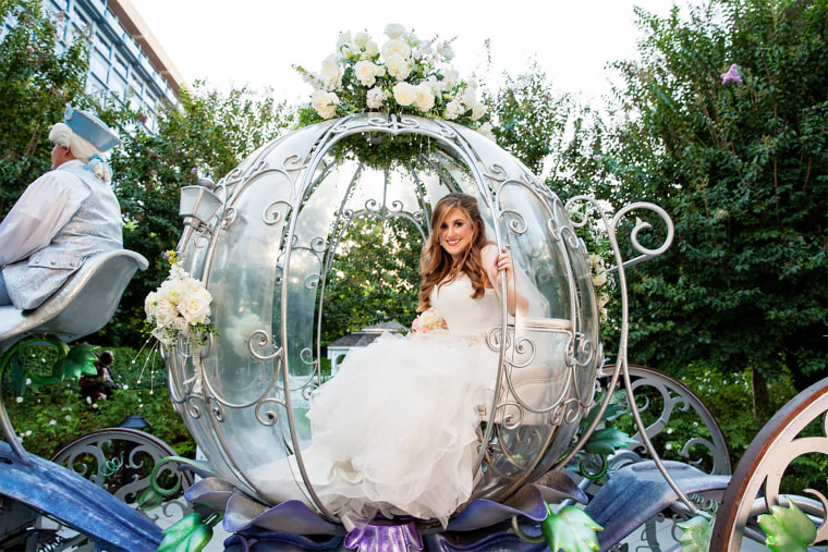 For Shellie, riding in Cinderella's glass coach was worth the thousands of dollars it cost.