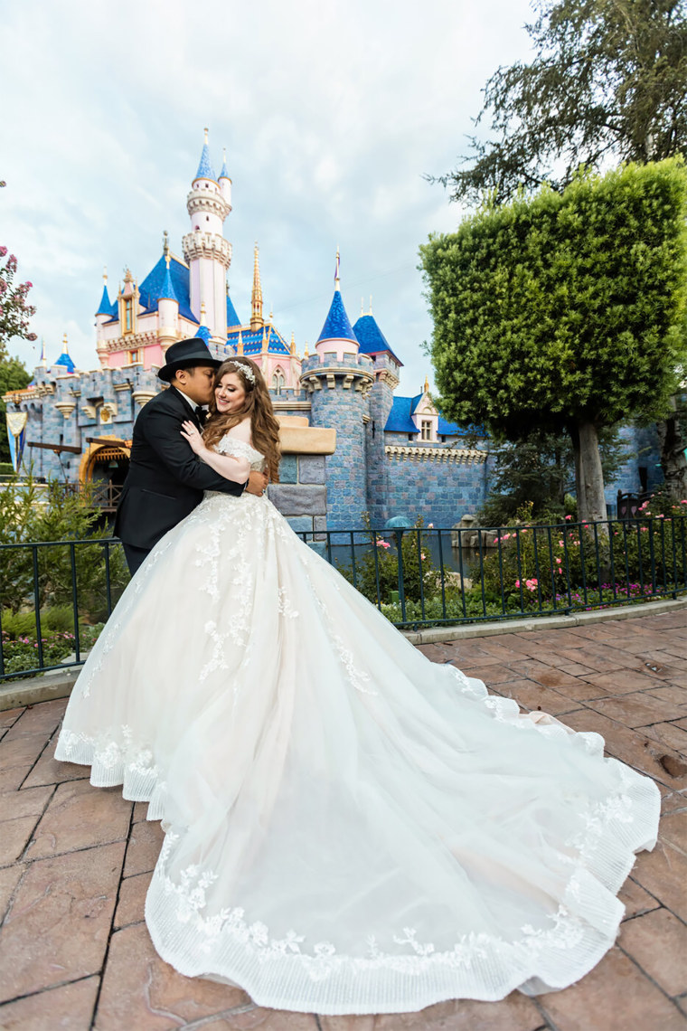 Shellie and her husband have only had vow renewals at Disneyland Resort, but in the future they plan to have at least one at Walt Disney World in Orlando, Florida.