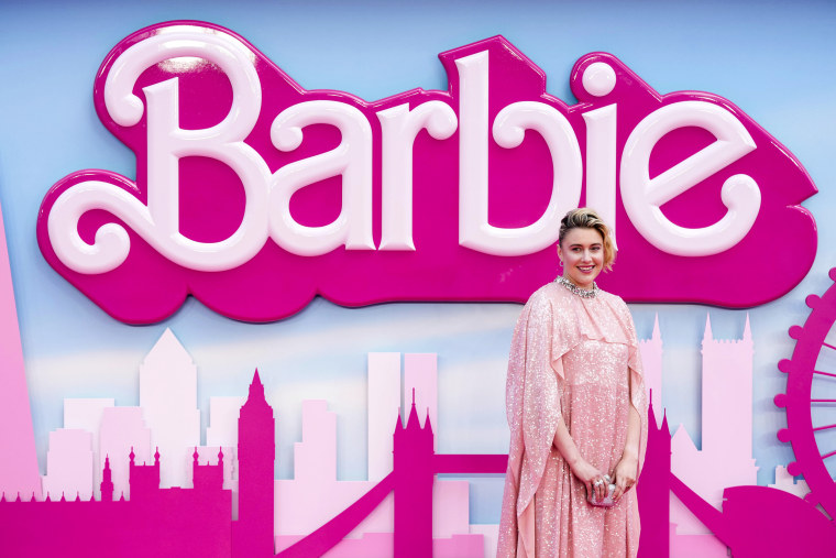Greta Gerwig at the London premiere of "Barbie" on July 12, 2023.