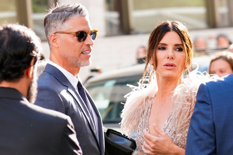 Bryan Randall and Sandra Bullock in New York City in June 2018.