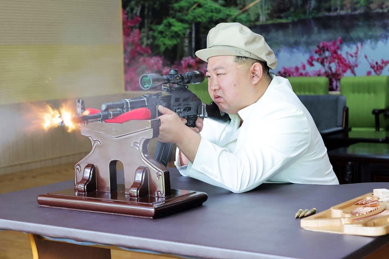 North Korean leader Kim tours weapons factories and vows to advance his arms and his war readiness
