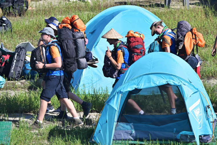 Organisers of the World Scout Jamboree asked host South Korea on August 7 to "urgently" evacuate tens of thousands of children from their campsite ahead of a typhoon, just days after a heatwave caused mass scout illnesses. 