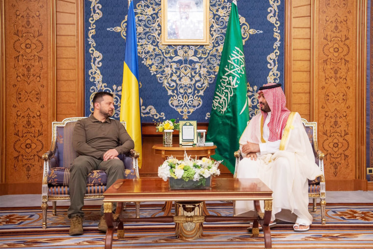 Mohammed bin Salman - Volodymyr Zelenskyy meeting in Jeddah