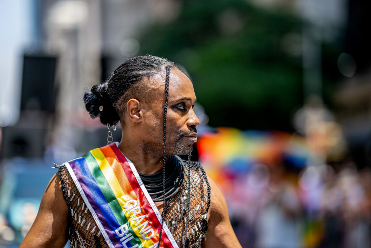 Grand marshal Billy Porter attends the 2023 New York City Pride March on June 25, 2023.