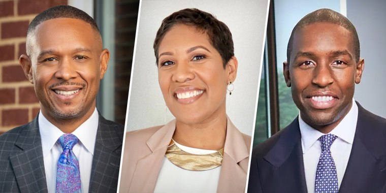 From left, Robert E. James, II, president and CEO of Carver Financial Corp., Nicole Elam, president and CEO of the National Bankers Association, and Kenneth Saffold, co-founder and managing partner of o15 Capital Partners