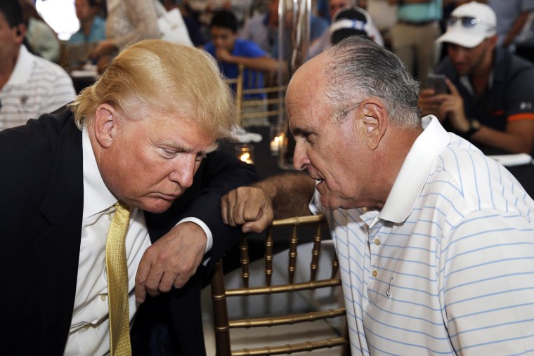 Donald Trump,Rudy Giuliani