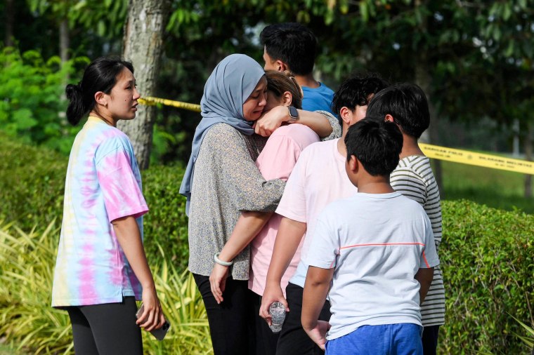 A light plane crashed into a street in Malaysia's central Selangor state on August 17, killing eight people on board and two motorists on the ground, the local police chief said.