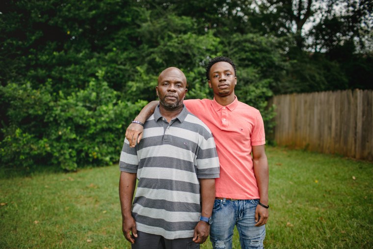 Cory Juneau Jones Jr. and his father.