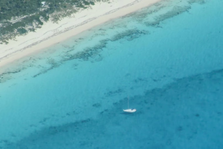 A disabled vessel near Cay Sal, Bahamas, on Aug. 18, 2023.
