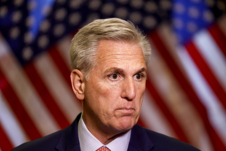 Speaker of the House Kevin McCarthy, R-Calif., at the Capitol on July 25, 2023.