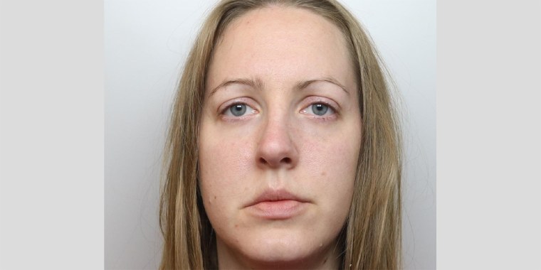 Lucy Letby while in police custody in November 2020.