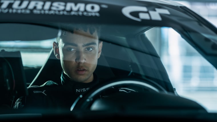 Archie Madekwe in "Gran Turismo"