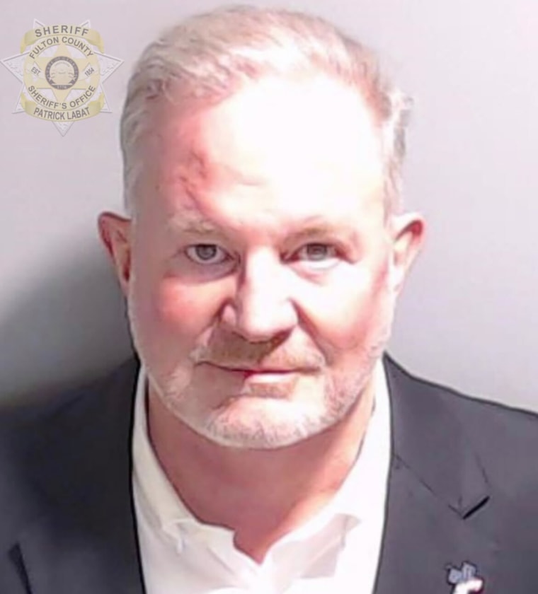 Scott Hall mugshot released by the Fulton County Sheriff's Office on Aug. 22, 2023.