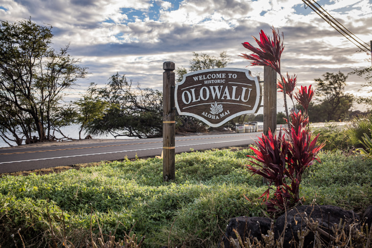 The town of Olowalu is the proposed site for a new fire station near Lahaina.