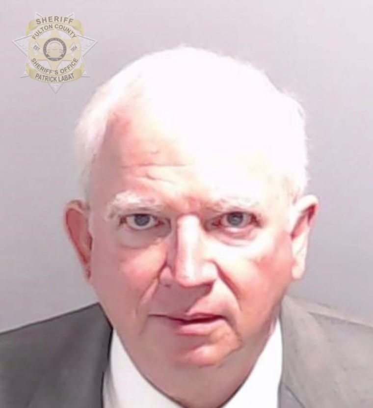 John Eastman mugshot released by the Fulton County Sheriff's Office on Aug. 22, 2023.
