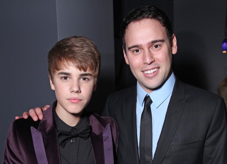 Justin Bieber, Scooter Braun