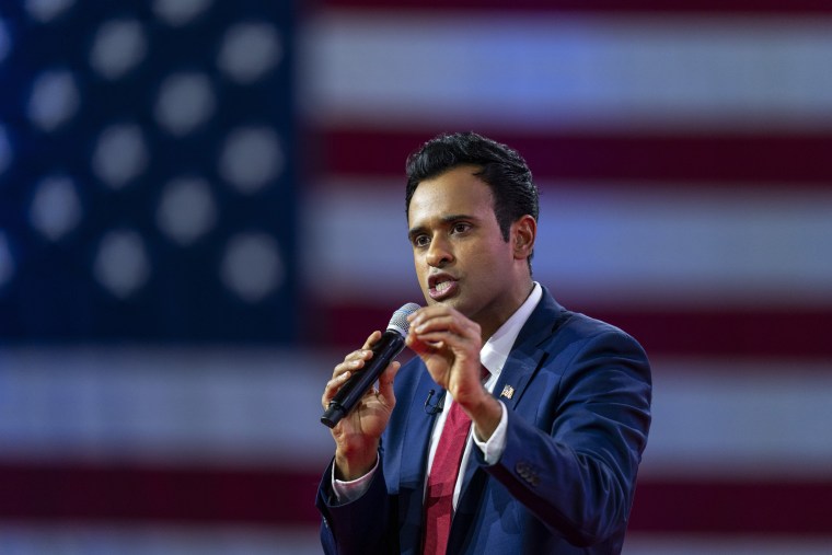 Vivek Ramaswamy speaks at the Conservative Political Action Conference