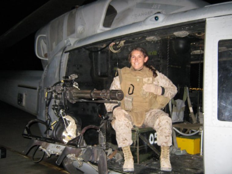 Sarah Feinberg served on active duty as a Marine captain in Iraq in 2010.
