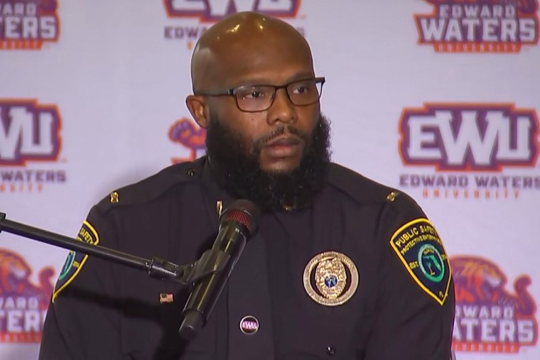 Lt. Antonio Bailey, a safety officer at Edward Waters University, in Jacksonville, Fla., on Aug. 28, 2023.