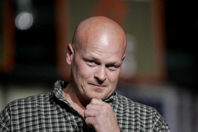Samuel Joseph Wurzelbacher, known as Joe the Plumber, at an event with Republican vice-presidential nominee Alaska Gov. Sarah Palin in Bowling Green, Ohio, on Oct. 29, 2008.