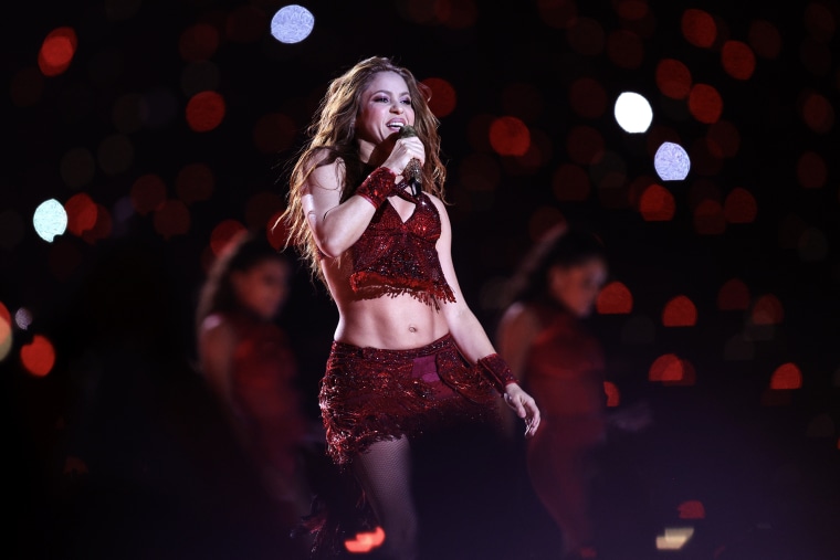 Colombian singer Shakira performs during the Pepsi Super Bowl LIV Halftime Show in Miami, Fla. on Feb. 2, 2020. 