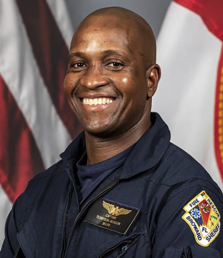 Image: Broward County Fire-Rescue Capt. Terryson Jackson, who died after a Broward Sheriff's Office fire-rescue helicopter crashed on Aug. 28, 2023, in Pompano Beach near Fort Lauderdale, Fla. 