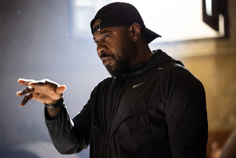 Director Antoine Fuqua on the set of "The Equalizer 3."
