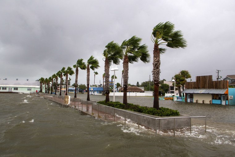 Floodwaters from Hurricane Idalia in Gulfport, Fla, on Aug. 30, 2023. 