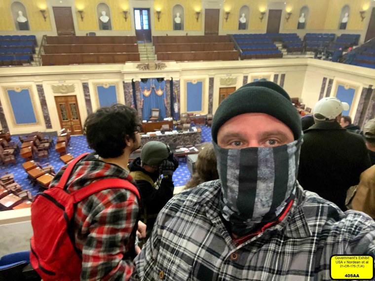 Joe Biggs in the Senate gallery. 