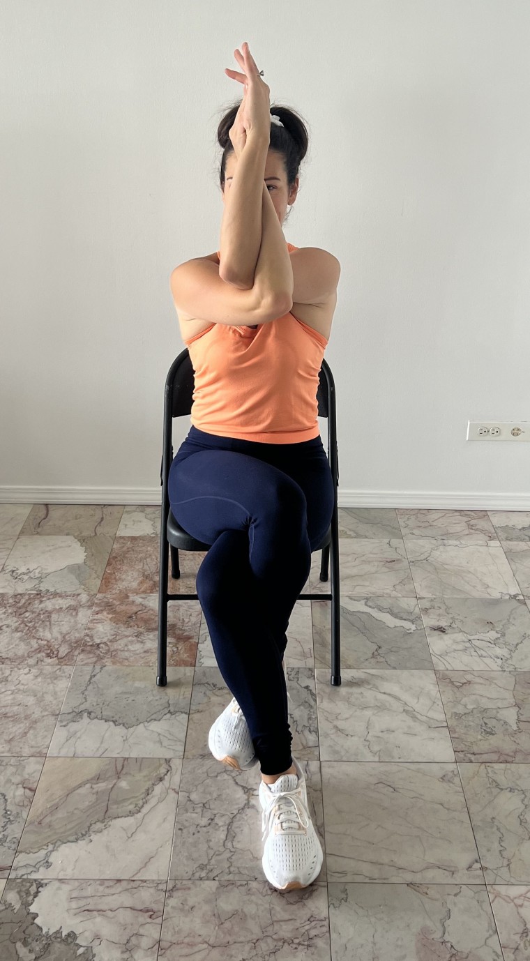 Basic chair yoga for beginners and seniors - Iyengar Yoga - YouTube