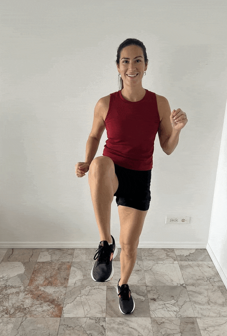 High knees HIIT exercises
