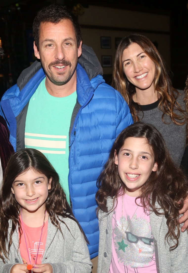 Sunny Sandler, Adam Sandler, Sadie Sandler and Jackie Sandler 