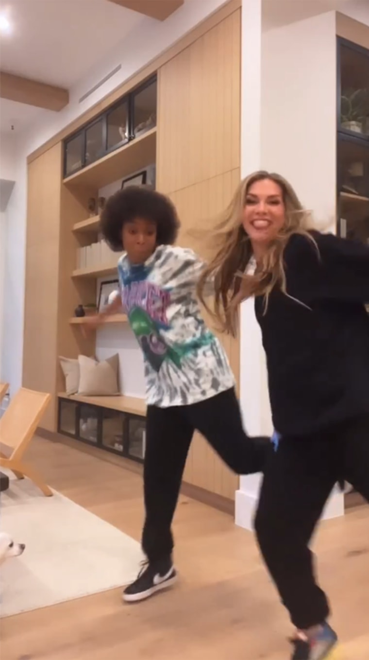 Allison Holker Boss and Brittany Russell showing off their moves in a new video on Instagram.