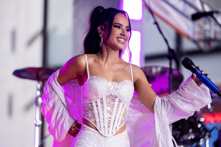 Becky G performing on TODAY Plazas for Citi Concert Series