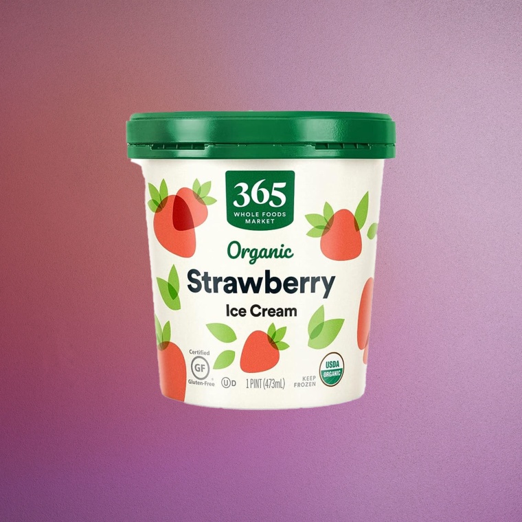 365 Organic Strawberry Ice Cream