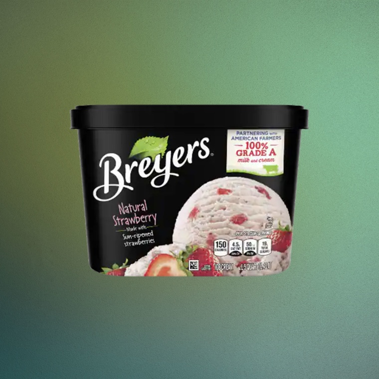 Breyers Natural Strawberry Ice Cream