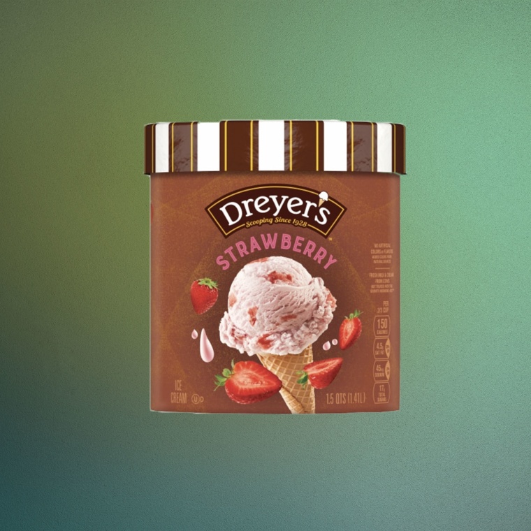 Dreyer's Strawberry Ice Cream