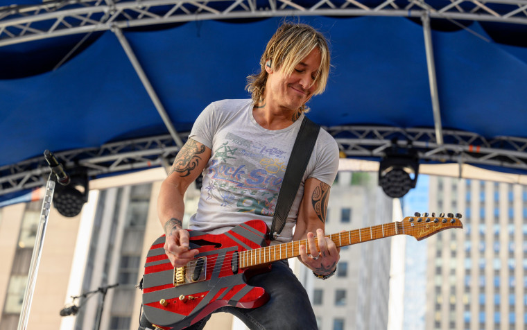 Keith Urban performs on the TODAY show on June 30th, 2022.