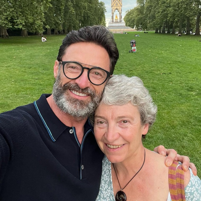 Hugh Jackman and his sister Zoe.