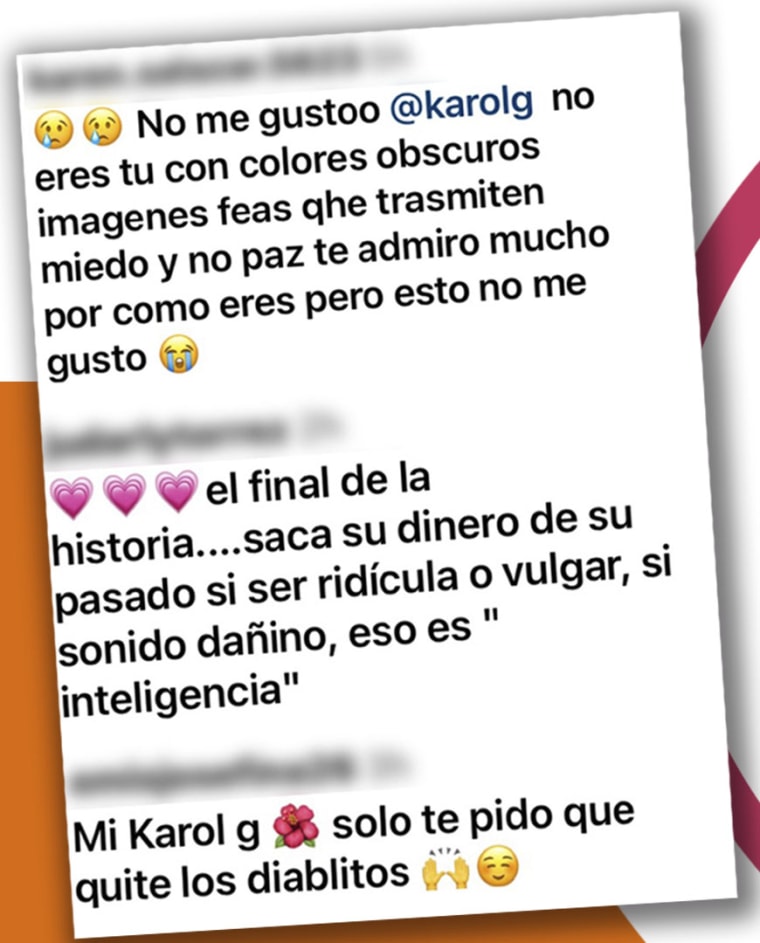 Las opiniones se dividieron, pero la mayoría dijo no estar de acuerdo con la colombiana