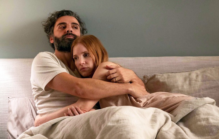 Oscar Isaac and Jessica Chastain in "Scenes From a Marriage."