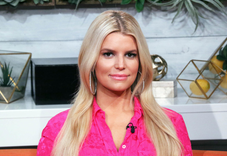 Jessica Simpson visits BuzzFeed's "AM To DM" on February 04, 2020 in New York City.