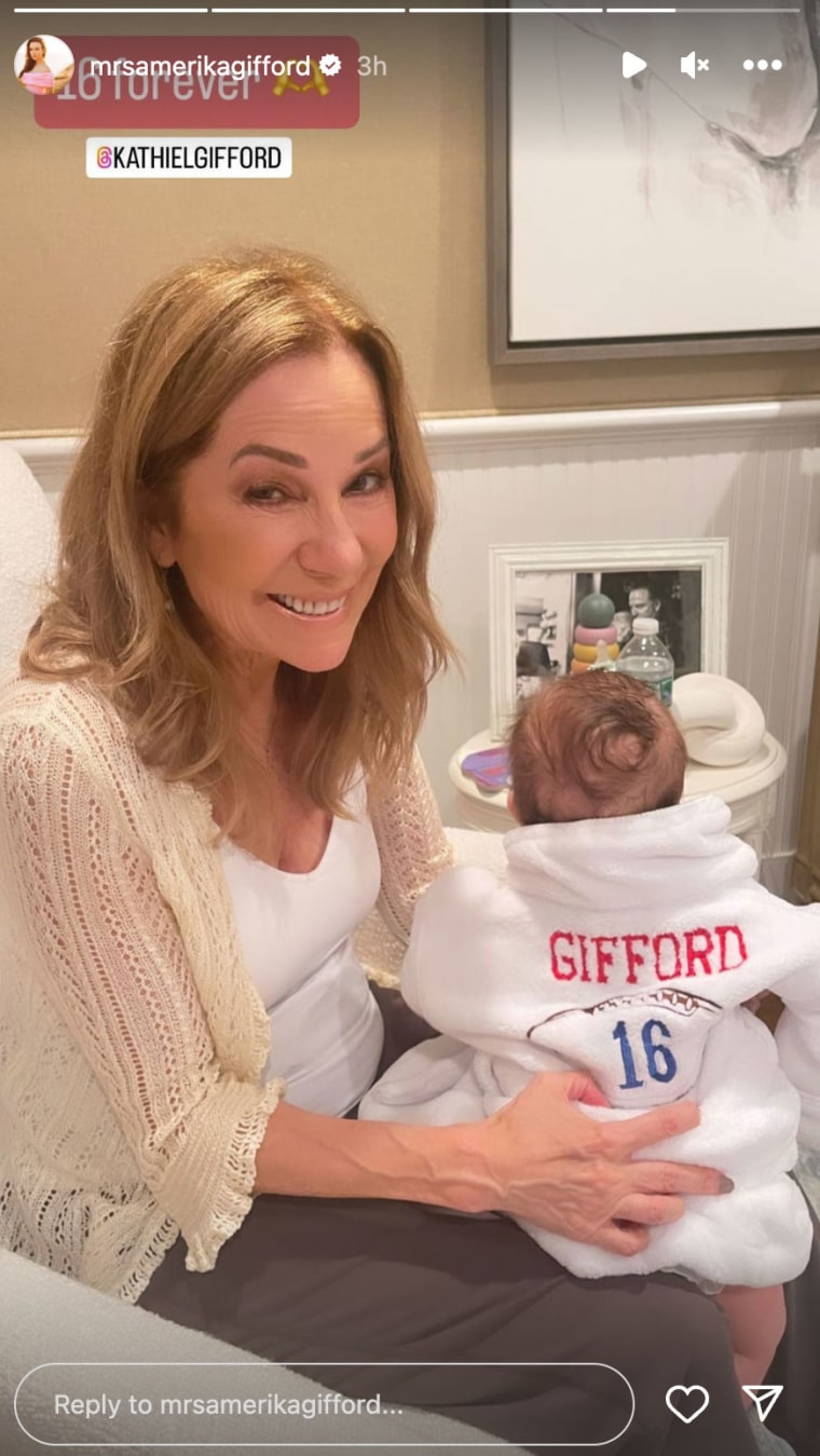 Kathie Lee Gifford and grandchild