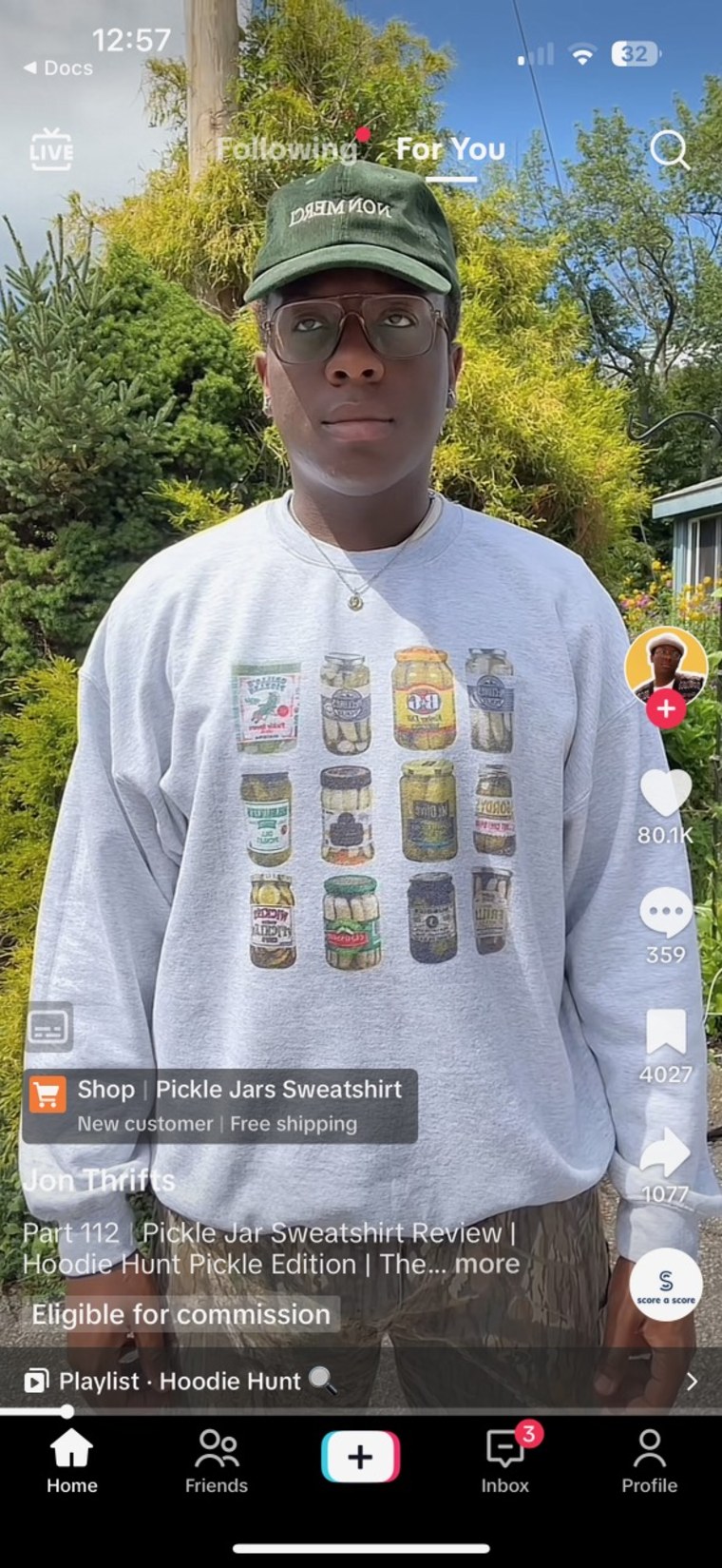 Pickle Jar Sweatshirt Jonthrifts Tiktok Shop Jl 176ca1 